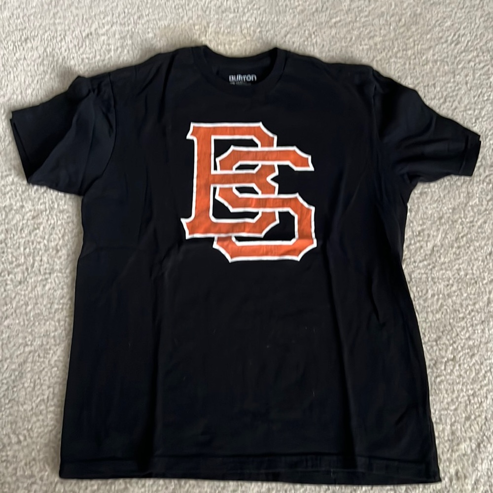 BURTON SNOWBOARDS SF GIANTS T SHIRT SAN FRANCISCO MEDIUM